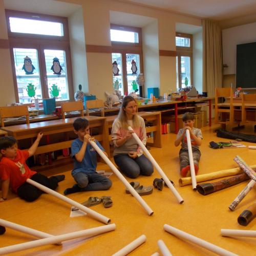 Didgeridoo spielen